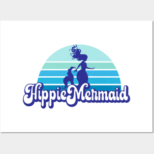 Hippie Mermaid Posters and Art